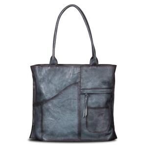 6965 Genuinel Leather Shoulder Bags Vintage Handmade Tote Bag Purse Top